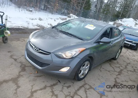 2013 Hyundai Elantra Gls/Limited from USA, damaged, VIN 5NPDH4AEXDH187882